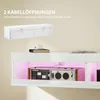 HOMCOM TV Schrank Hängend mit LED-Beleuchtung, offenen Produktbild-Vorschau 6