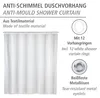 WENKO Sprchový závěs Vana proti plísním 120x200 Uni White Náhled obrázku produktu 2