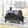 Kohlegrill mit Deckel, Warmhalterost, Aschefach, Produktbild-Vorschau 5