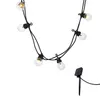 Luce solare 10 globi LED trasparenti bianco caldo PARTY Anteprima dell’immagine prodotto 1