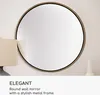 Elegance by Casa Chic - Zlaté kovové nástenné zrkadlo - Náhľad obrázku produktu 2