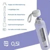 Bouteille en verre Wessper avec housse en silicone – 0,5 L Voir les images du produit 2