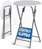 CASARIA® Stehtisch Klappbar 110cm Hoch Rund Ø 60cm Outdoor Produktbild-Vorschau 1