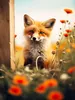 CALVENDO Puzzle Rotfuchs im Sommer | 1000 Teile Lege-Größe Produktbild-Vorschau 3