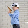 Relaxdays Gummiband Pistole, Spielzeugpistole aus Holz, mit Produktbild-Vorschau 2
