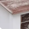 The Living Store Beistelltisch Braun 40x40x40 cm Paulownia Produktbild-Vorschau 5