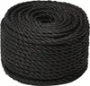 vidaXL Arbeitsseil Schwarz 20 mm 50 m Polypropylen Produktbild-Vorschau 1
