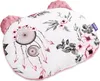 Summer Dream & Old Rose Minky Kissen Teddybär-Kopf 26x36cm Produktbild-Vorschau 1