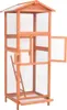 vidaXL Vtáčia klietka 68x62x166 cm smrekový masív Náhľad obrázku produktu 1