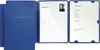 Pagna dossier de candidature 3 pièces Select bleu P2201602 Voir les images du produit 1