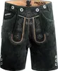 PAULGOS Pantalon en cuir pour hommes - HK2 - Cuir véritable Voir les images du produit 6