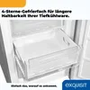 Exquisit Kühl-Gefrierkombination KGC320-95-E-WS-040C Produktbild-Vorschau 6