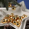 Christbaumkugel - Glas - D: 3,5cm - glänzend und matt - gold - 16er Set Produktbild-Vorschau
