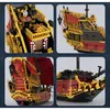 Reobrix 66049 Nave pirata - Set di costruzione a incastro, Anteprima dell’immagine prodotto 5