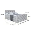 ALTDECOR Boxspringbett mit H3 Matratze-Bonellfederung, H4 Produktbild-Vorschau 6