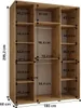 MEBLE KRYSPOL Davos 13 Schrank, drei Türen - 235,2x180x60 Produktbild-Vorschau 4