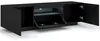 Armoire TV Aura 150 cm Tapis noir avec LED Suspendu ou Voir les images du produit 6