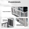 Cuccia per cani XL Wiltec 93,5 x 77,5 x 70 cm, grigio Anteprima dell’immagine prodotto 10
