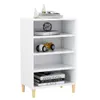 vidaXL Příborník bílý 57x35x90 cm Materiál dřeva Náhled obrázku produktu 3