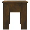 konferenční stolek vidaXL Kouřový dub 40x40x42 cm Dřevěné Náhled obrázku produktu 6