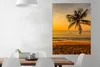 MuchoWow® Poster Palme - Strand - Sonnenuntergang - Meer Produktbild-Vorschau 2