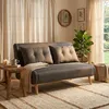 2-Sitzer Schlafsofa skandinavischer Stil aus Stoff Elettra Produktbild-Vorschau 2
