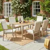 Gartenmbel-Set 7-teilig für 6 Personen – WPC Gartentich & Produktbild-Vorschau 3