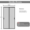 Fliegengitter Tür 92x204cm Magnetisch Insektenschutz Produktbild-Vorschau 14