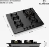 Klarstein Goldflame Nano Plaque De Cuisson Gaz, 4 Brûleurs Voir les images du produit 7