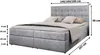 Masseno Boxspringbett GLOS M 160x200 cm Komplett-Set mit Produktbild-Vorschau 6