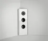 MIRA Eck Glas USB A Eck-Steckdose WEISS - 2-fach Schuko und Produktbild-Vorschau 5