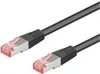 CAT 6 Patchkabel, S/FTP (PiMF), schwarz Kupferkaschierter Produktbild-Vorschau 3