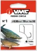 VMC Feeder Circle 7384 Störhaken Vorfachhaken Schwarz 70cm Produktbild-Vorschau 3