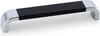 Möbelgriff BA 160mm Küchengriff Chrom & Schwarz Produktbild-Vorschau 4