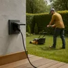Unterputz Steckdose IP44 I Aqua ET-1 schwarz Produktbild-Vorschau 6