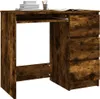 Scrivania in rovere fumé 90x45x76 cm materiale in legno Anteprima dell’immagine prodotto 10