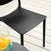 Homestyle4u Gartenstuhl WM schwarz 4er Set stapelbar Produktbild-Vorschau 10