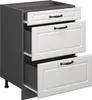 Küchenunterschrank Vicco R-Line Weiß Landhaus 60 cm mit Produktbild-Vorschau 4