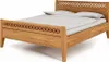 Bett Sydo 4 Sonderlänge 120x210 Wildeiche massiv Produktbild-Vorschau 1