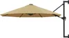 Parasol ścienny na metalowym słupku, 300 cm, kolor taupe Podgląd zdjęcia produktu 1