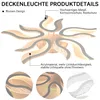 54W LED Deckenleuchte mit RGB Farbwechsel Lamp, Dimmbar mit Produktbild-Vorschau 10