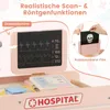 COSTWAY Carrello medico per bambini, set medico in legno Anteprima dell’immagine prodotto 4