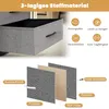 Ensemble de 2 tables de chevet, commode avec 2 tiroirs, Voir les images du produit 3