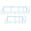 Rack Garden Pool 300 cm x 201 cm x 66 cm Bestway 56404 Produktbild-Vorschau 8