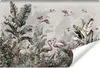 Muralo Vlies Fototapete FLAMINGOS tropische Pflanzen Produktbild-Vorschau 1