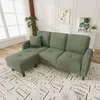 Merax L-vormige hoekbank met chaise longue, 3-zits bank met Productafbeelding-voorbeeld 5