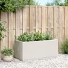 vidaXL Fioriera bianca 80x36x35 cm PP Anteprima dell’immagine prodotto 3
