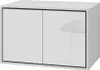 Skříňka pod umyvadlo 78 cm AMPHION - bílá / černá Náhled obrázku produktu 3