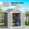 Outsunny Gerätehaus 2,4m², Gartenhaus mit Satteldach, 182 x Produktbild-Vorschau 5