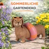 Formano Gartenfigur Dackel mit Schwimmring und Sonnenbrille Produktbild-Vorschau 2